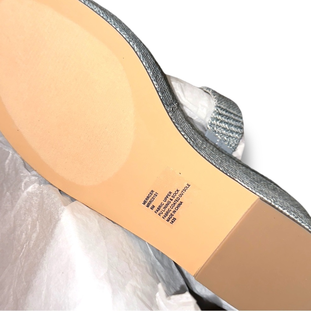 Steve Madden Light Blue Textured Platform Sandals NWT - Picture 9 of 12
